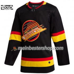 Vancouver Canucks Blank Flying Skate Adidas 2019-2020 Schwarz Trikot Authentic - Kinder